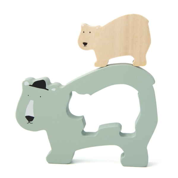 Wooden Puzzle "Mr. Polar Bear"