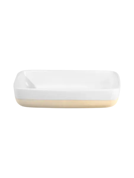 ASA Selection Auflaufform grande – Rechteckige Form aus weißem Porzellan (21 cm / 28,5 cm / 36 cm)