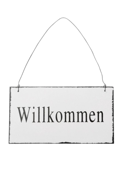 Sign "Welcome"