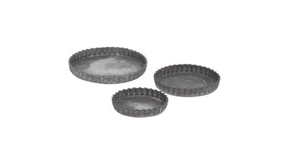 Decorative plate grey