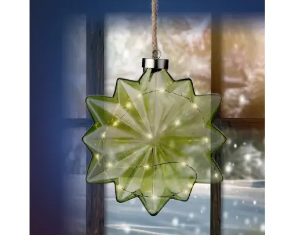 LED FLOWER 19cm Green