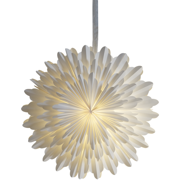 Papierstern "Snow" 50cm
