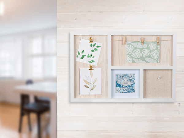 Foto- und Kartenhalter / Memoboard