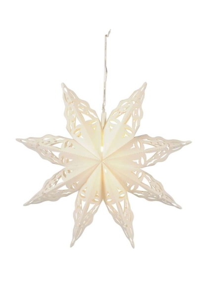 Outdoor Paper Star with Lighting