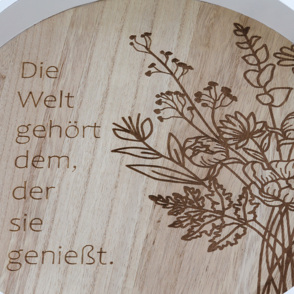 Tablett "Blumenstrauß" in 2 Größen