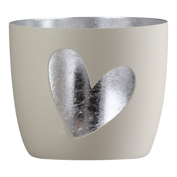 Windlicht mit Herz-Ausschnitt – Stimmungsvoller Lichterglanz