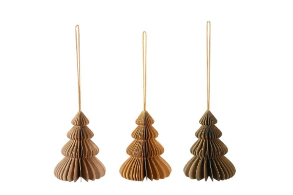 Wabenpapier Tannenbaum Deko-Hänger