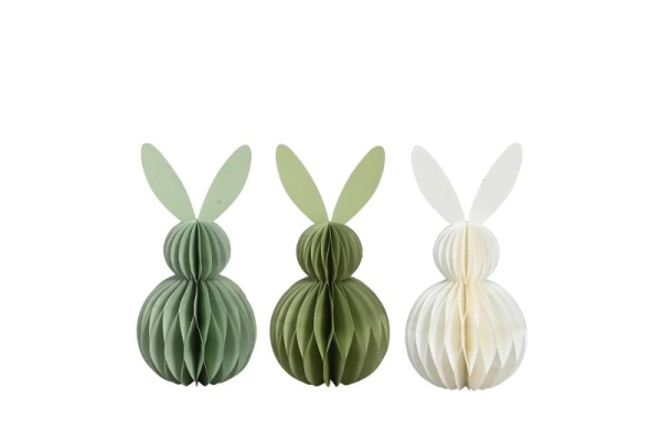 Osterhase Honeycomb zum Aufstellen