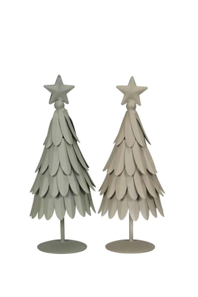 Metallbaum Aufsteller mit Sternenspitze