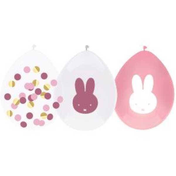 Miffy balloons pink
