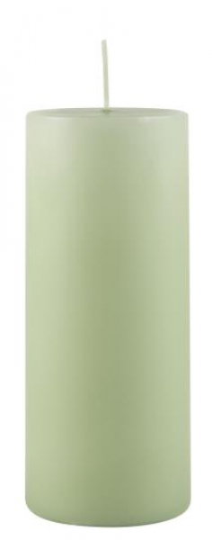 Pillar candle "light green" by Ib Laursen