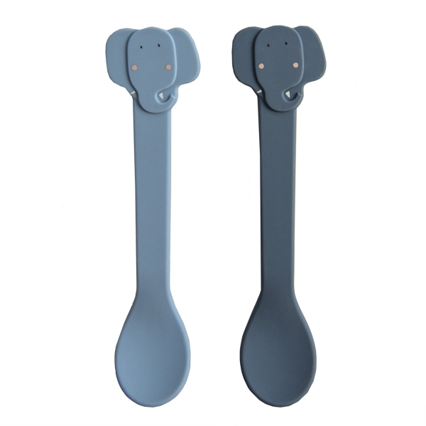 Silicone spoon 2 pack "Mrs. Elephant"