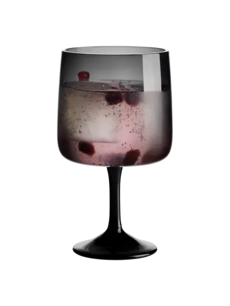 ASA Selection Stielglas grau – Elegantes Weinglas / Aperitifglas in Rauchgrau (0,2 l)