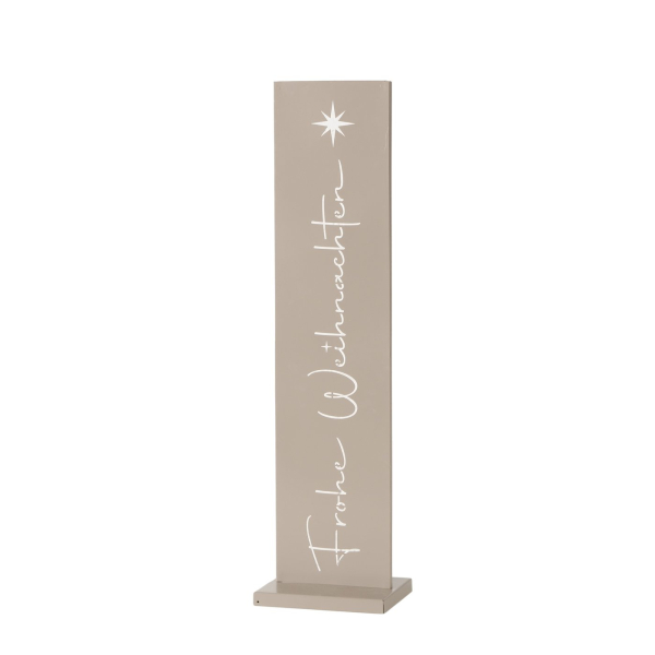 Sign "Frohe Weihnachten"