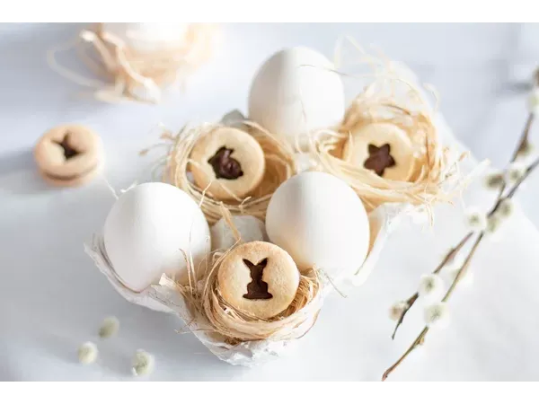 Städter Mini Easter Cookie Cutter Set – 4-Piece Stainless Steel Set for Treats & Decor