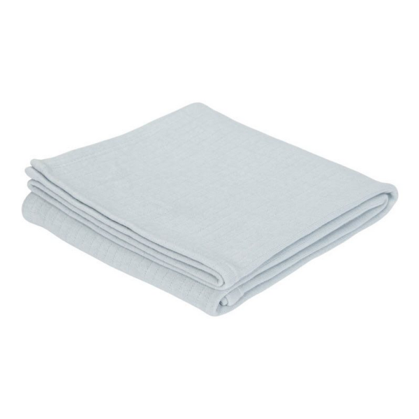 Muslin Cloth "Pure Soft Blue" by Little Dutch