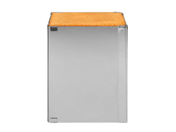 Cake-Masters Backrahmen quadratisch verstellbar (20 cm hoch / 16x16 bis 28x28 cm) – Stufenloser Tortenrahmen aus rostfreiem Edelstahl zum Backen & Schichten eckiger Motivtorten