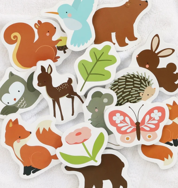 Bath foam figures "Forest Friends"