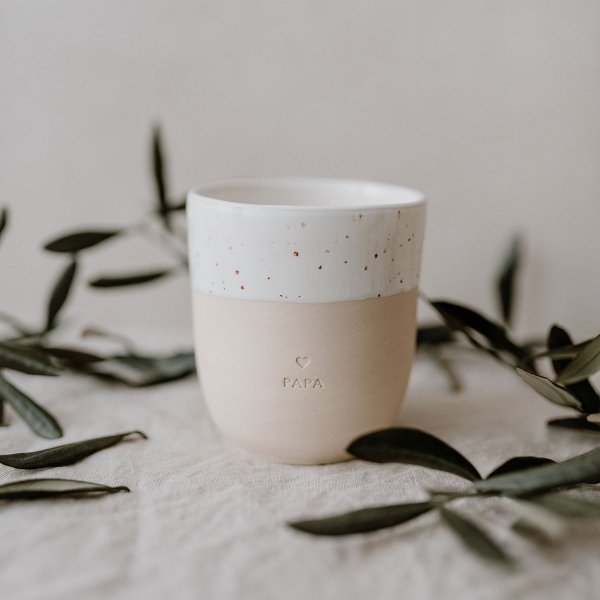 Mug, Cup "Papa" by Eulenschnitt