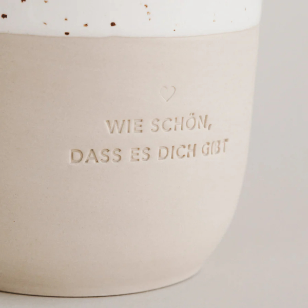 Mug "Wie schön, dass es dich gibt" by Eulenschnitt