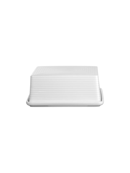 Butter Dish, white