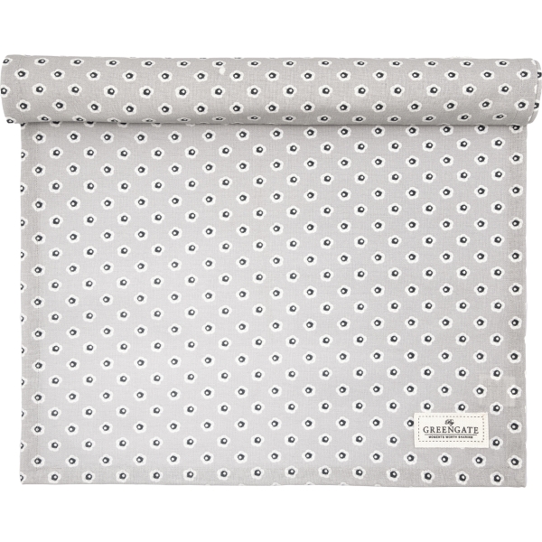 Table runner "Malia grey" by Greengate