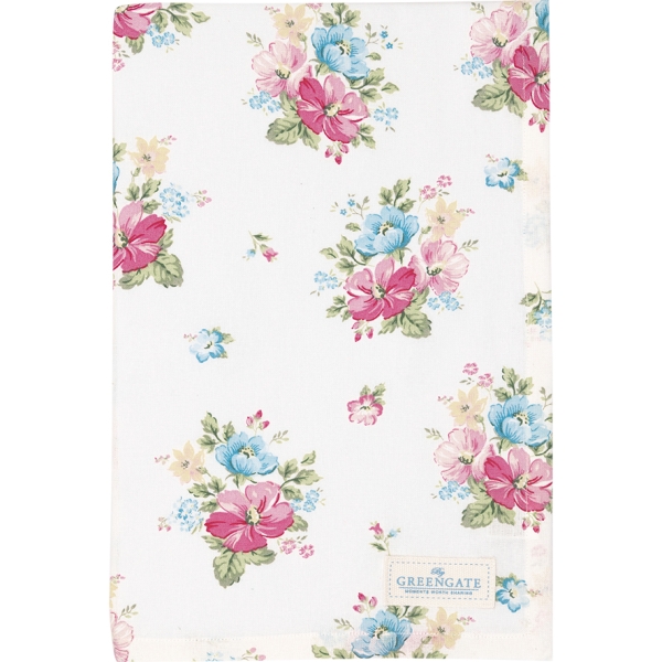 Tea towel "Josefina white" by Greengate
