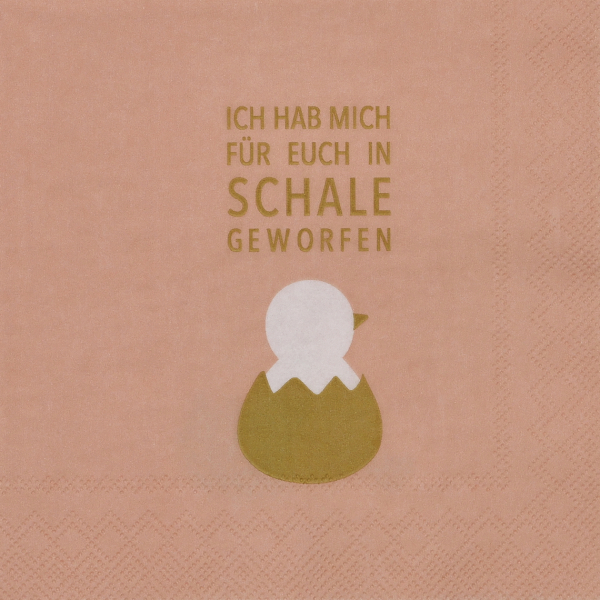 Cocktailserviette "Ich hab mich für dich in Schale geworfen" von Räder