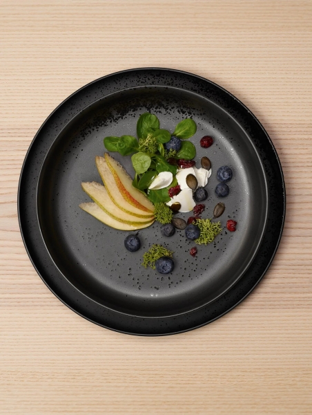 Gourmet plate, soup plate "kuro" by ASA