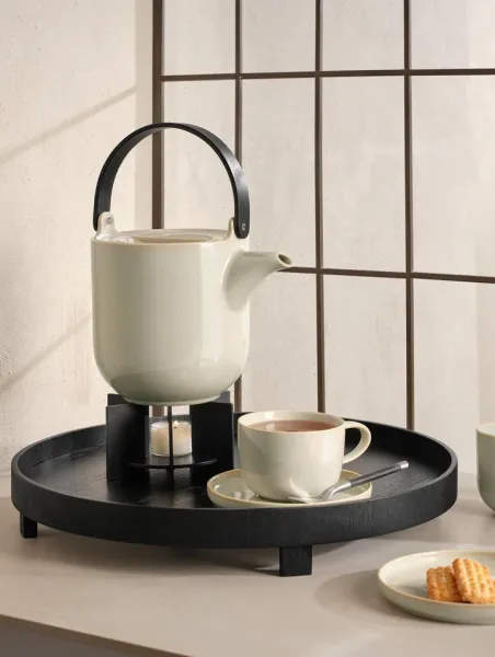 ASA Selection Tea Cup with Saucer Coppa – Color: Tofu (Light Beige)