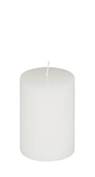 Cylinderkerze 6x12cm weiß