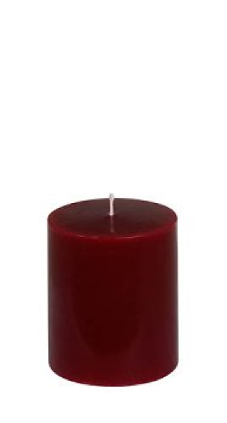 Cylinderkerze 6x8cm rot