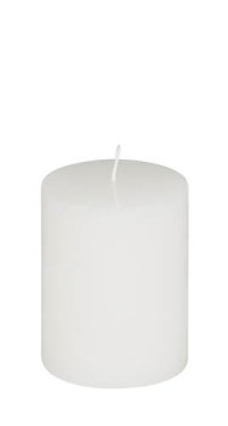 Cylinderkerze 7,7x16cm weiß