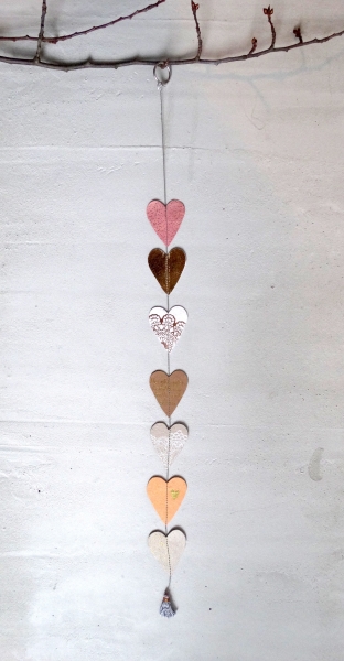 Heart Necklace.Heart Palpitations from Good old friends