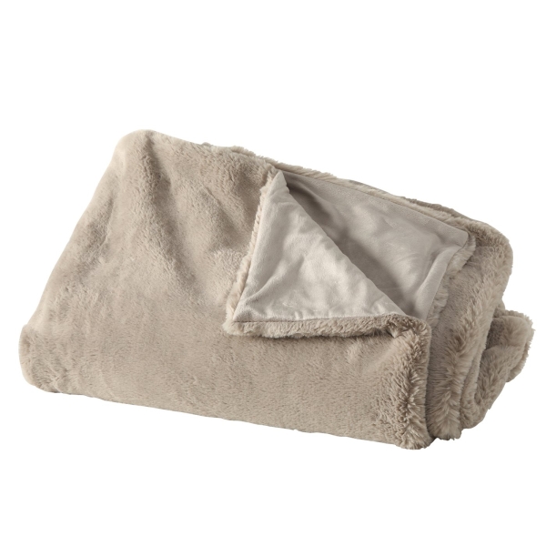 Kuscheldecke "Storan" beige