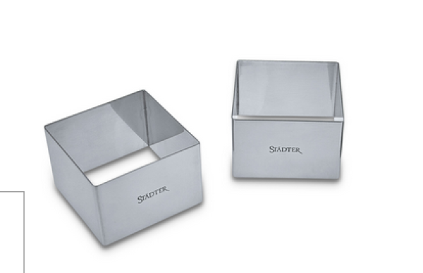 Appetizer and dessert mold square