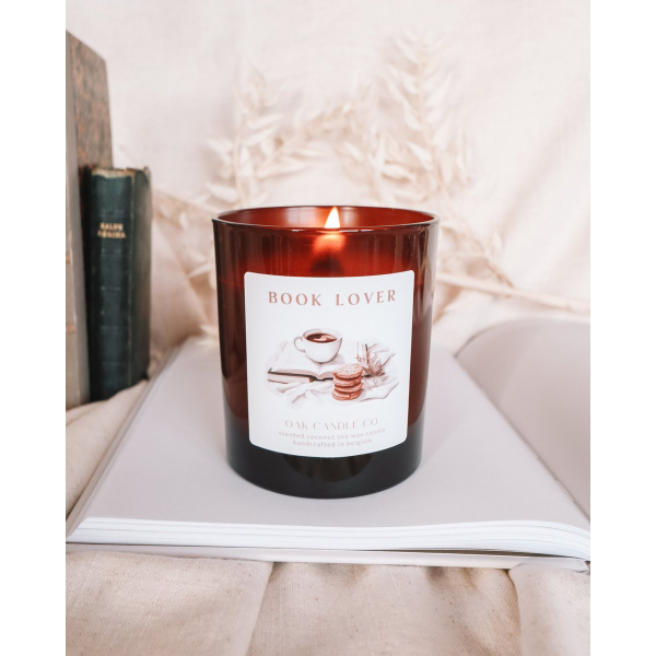 Duftkerze im Glas "Book Lover"