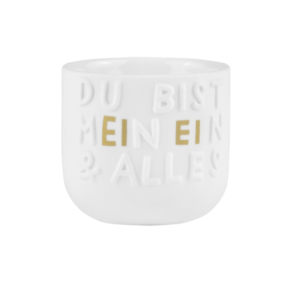 Egg cup "You are my one and everything" by Räder