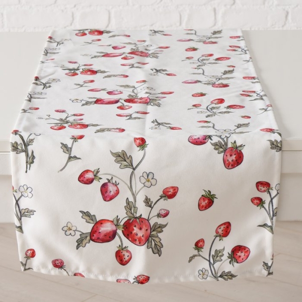 Table runner "Emily" strawberries