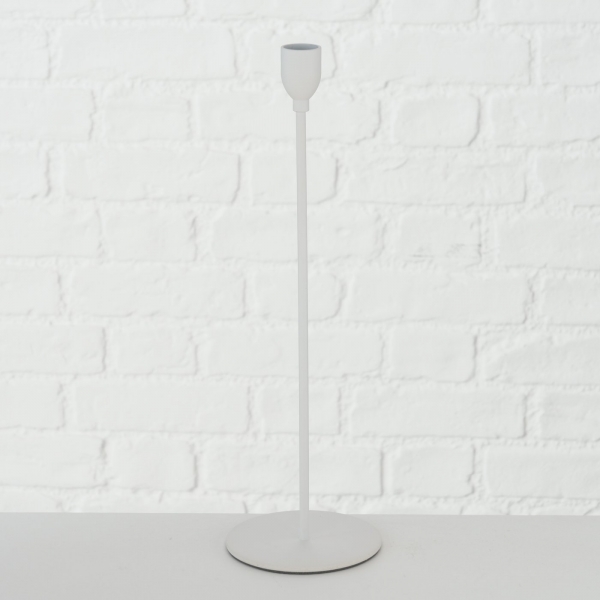 Candle holder "Malte" white in 3 sizes