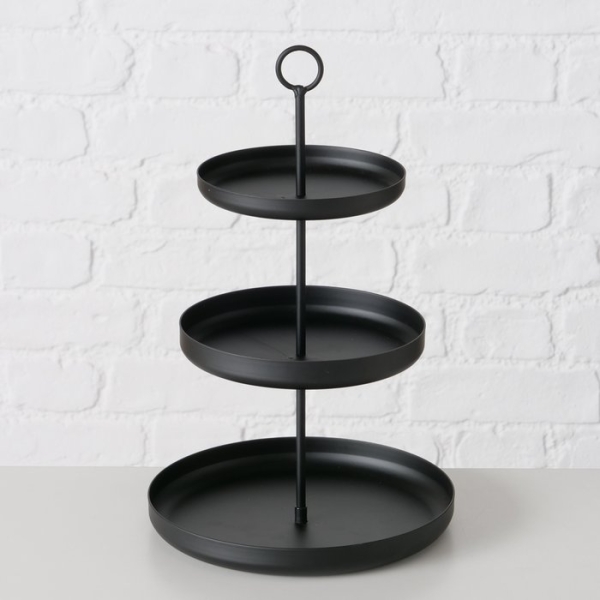 "Credo" étagère black made of metal