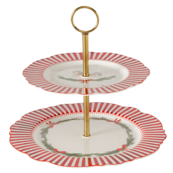 Etagere „Cavallo“ 2-stöckig für Weihnachten
