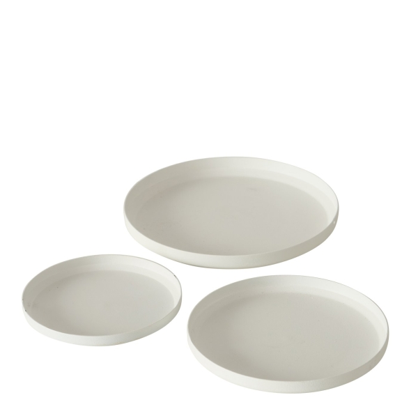 Candle plates for pillar candles