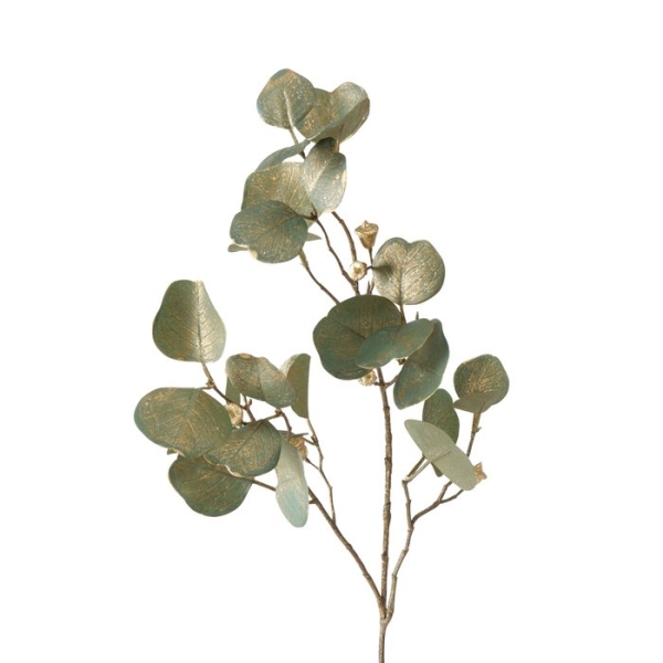 Eucalyptuszweig mit Gold