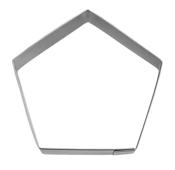 Ausstechform Fünfeck / Fußball-Muster (7 cm)
