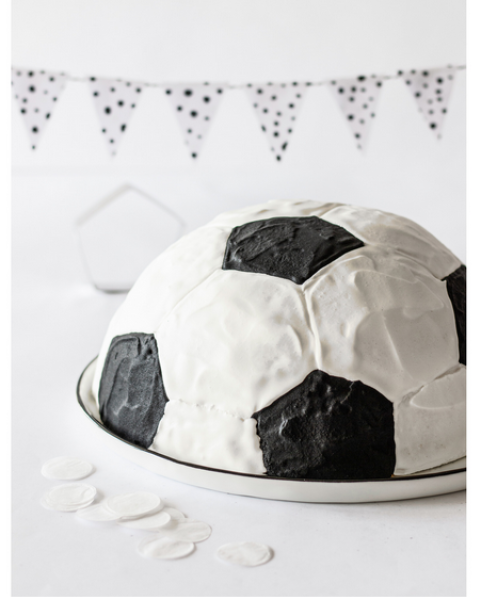 Motivbackform "Fußball"