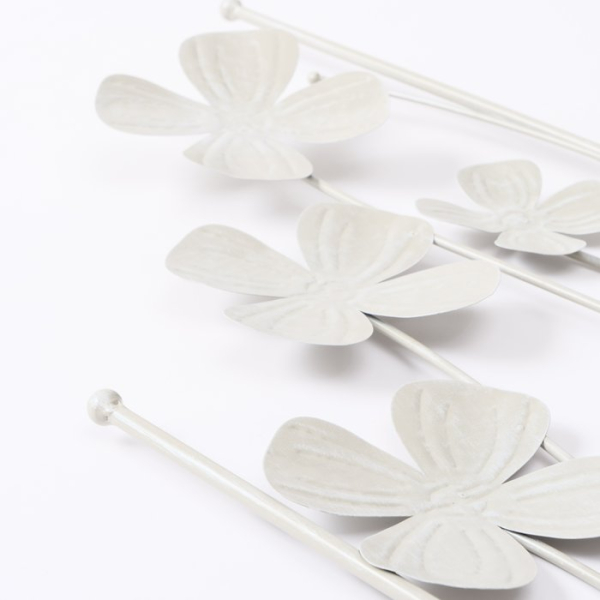 Gartenstab "Beta" Blumen creme