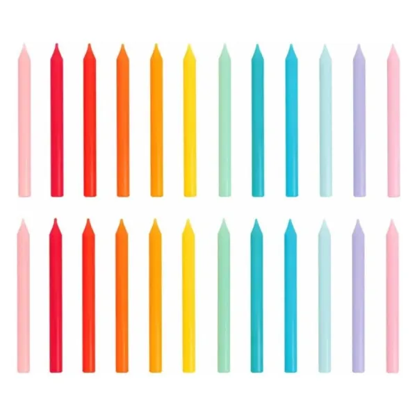 Geburtstagskerzen "Regenbogen"