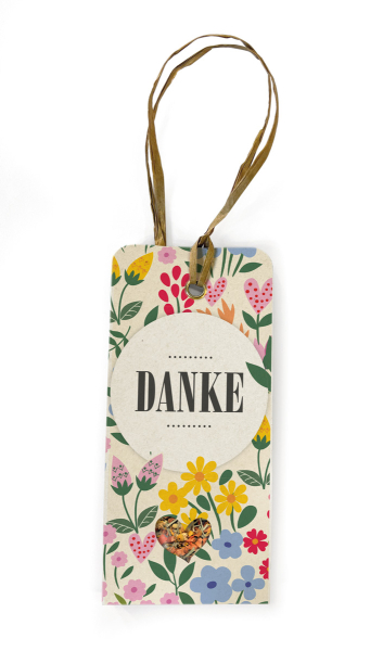 Gifttag "Danke" with tea
