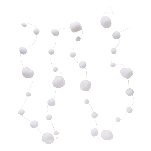 Schneeball Girlande